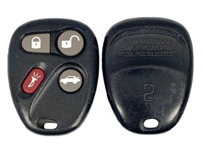 Llavero remoto sin llave OEM 4 botones memoria GM # 2 L2C0005T 12223130-50 Foto 1 de 4