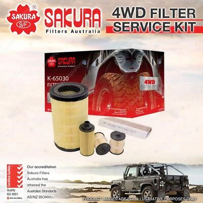 Sakura 4WD Filter Service Kit for Holden Colorado 7 RG 2.5L 2.8L Refer RSK29C - image 1 of 2