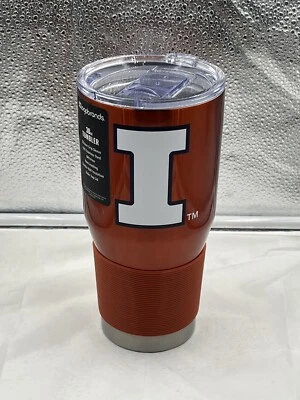 Illinois Fighting Illini NCAA 30oz Orange Tumbler Cup Mug Logo Brands - Image 1 of 2