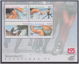 (F160-57) 1992 New Zealand M/S Olympics (BG) - Picture 1 of 1