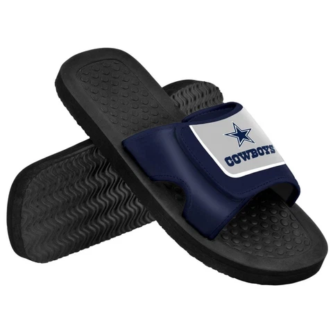 Dallas Cowboys NFL Men's Shower Slide Flip Flops Small Cover