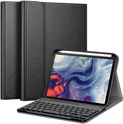 Keyboard Case for iPad Mini 7 (A17 Pro) 2024 / iPad Mini 6 Soft TPU Back Cover - Image 1 of 4