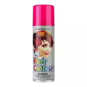 Pink Hair Spray 175ML Temporary Plain Coloured Hairspray Colours Party Styling - Picture 1 of 2