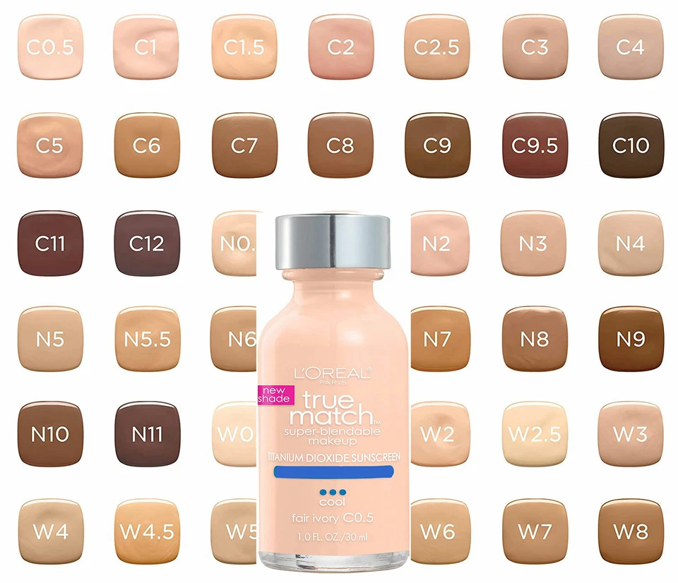 PACK OF 2 - L'Oreal True Match Super-Blendable Liquid Makeup Foundation - Image 1 of 1