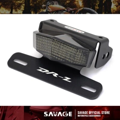 Eliminador de guardabarros trasero ordenado luz de freno LED negro para SUZUKI DRZ400S/E DRZ400SM Foto 1 de 4