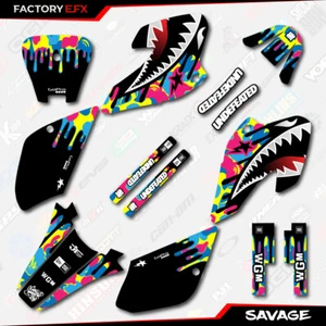CMYK Savage Camo Racing Graphics kit fits Honda 2001-2004 XR100 XR 100 01-04 - Picture 1 of 2
