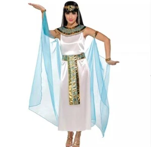 AMSCAN CLEOPATRA FANCY DRESS COSTUME LADIES SZ 10- 12 EGYPTIAN GODDESS PRINCESS - Picture 1 of 1