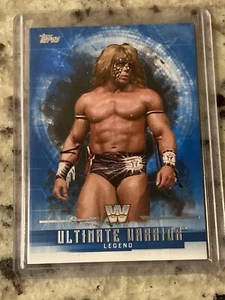Tarjeta Paralela Azul 2017 Topps WWE Undisputed The Ultimate Warrior No. 70 - Imagen 1 de 2