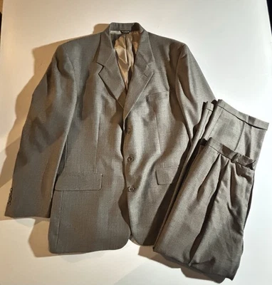 VTG 50s Men’s Unbranded Tailored 2 Pc Brown Suit (See Item Specifics For Sizing) — 第 1/4 张图片