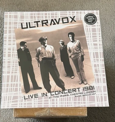 ULTRAVOX Live In London 1981 Paris Theatre LP WHITE Vinyl NEW - Image 1 of 2