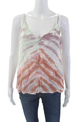 Top camisola YFB para mujer cuello en V estampado tie dyeti correa multicolor talla XS Foto 1 de 4