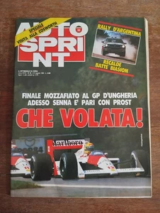 1988 08 15 AUTOSPRINT 15 AGOSTO 1988 N.32 ANNO XXVIII SENNA PROST RECALDE - Imagen 1 de 6