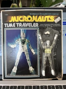 MICRONAUTS Time Traveler 1976 Clear Fully Poseable Space Warrior Amazing NEW - Picture 1 of 12