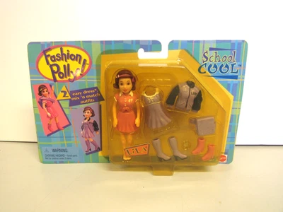 1999 Mattel Polly Pocket Fashion Lila School Cool Sealed - Image 1 of 4