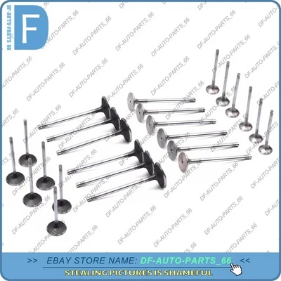 Juego de 24 válvulas de admisión y escape para Mercedes-Benz E280 C300 C250 2,5 3,0 L M272 Foto 1 de 4