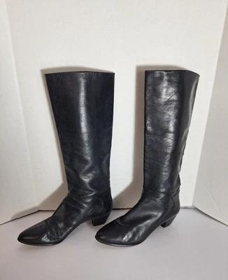 NEOLITE Tall Leather Equestrian Riding Boots Women's Sz 9B Victorian Western  - Image 1 of 4