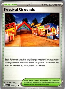 Pokemon TCG Prismatic Evolutions Festival Grounds 108/131 x4 Playset - Bild 1 von 2