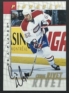 1997-98 Pinnacle Be a Player Craig Rivet Auto #102 Montreal Canadiens - Bild 1 von 2