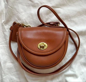 COACH Vintage Mini Bolso Cinturón Riñonera Bandolera Guante Cuero Curtido 9826 - Imagen 1 de 3