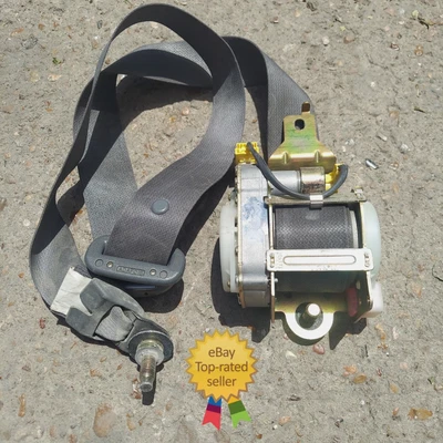 Honda Accord 2003-07 4 puertas delantero izquierdo lado del conductor cinturón de seguridad retractor gris OEM Foto 1 de 4