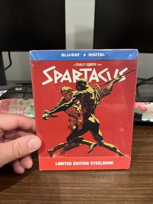 SPARTACUS BLU-RAY STANLEY KUBRICK STEELBOOK LIMITED EDITION NEW SEALED - Image 1 of 4