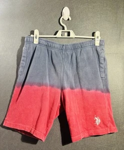 U.S. Polo Assn. Men's Fleece Short XXL (18)  Horse Athletic Gym Blue and Red - Picture 1 of 19