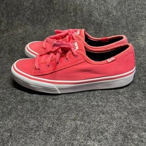 Keds Damen Coral Pink Canvas Sneaker Tennisschuhe Größe Damen Freizeit - Bild 1 von 5