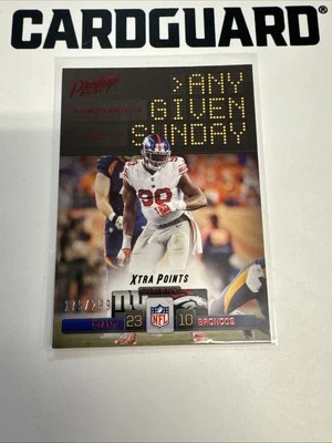 2021 Prestige #AGS-JPP Jason Pierre-Paul Any Given Sunday Xtra Points Red #/299 - Image 1 of 4