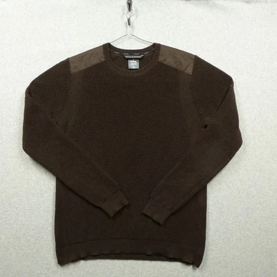 Suéter Kuhl Hombres Pequeño Marrón Evader Lana Merino Mezcla Algodón Tejido Gofre Comando Foto 1 de 4