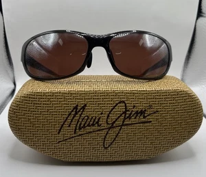 Auténtica lente Maui Jim MJ417-11A TWIN FALLS gris desvanecido/rosa pura con estuche Japón. - Imagen 1 de 11