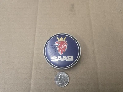 萨博原始设备制造商 1999 - 2003 9 - 3 9 3 9 - 5 9 5 蓝色 2.5 英寸中心盖轮毂防尘罩 12802437 — 第 1/3 张图片