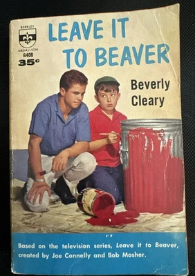 Leave It to Beaver Beverly Cleary PB 1st Berkley (1960) TV Show Paperback VTG - Image 1 of 4