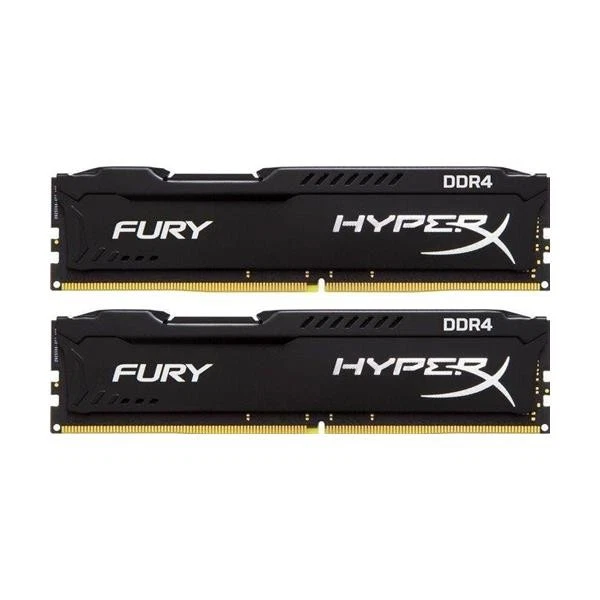 Kingston Fury schwarz 16 GB (2x8GB) HX421C14FBK2/16 PC4-17000U   #110102 - Bild 1 von 1