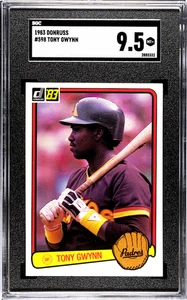 1983 Donruss #598 Tony Gwynn San Diego Padres RC Rookie HOF SGC 9.5 MINT+ - Picture 1 of 2