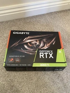 Gigabyte GeForce RTX 3060Ti Windforce OC 8GB GDDR6 Graphics Card - Picture 1 of 4