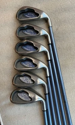 Ladies Callaway Steelhead X16 Irons 4-9 iron, All Factory Original - Image 1 of 3