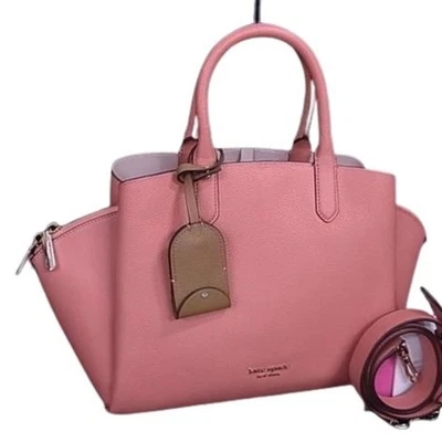Kate Spade Avenue Medium Satchel Handbag K6534 Pink Leather Women's - Image 1 of 4