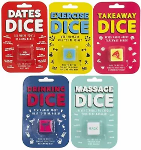 Novelty Fun Decision Making Dice Game Toy Secret Santa Xmas Home Gift Present - Picture 1 of 8