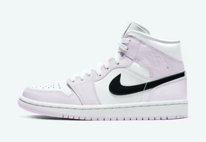 Nike Air Jordan 1 Mid Barely Rose Women's Size 6-12 Light Violet Pink BQ6472-500 - Picture 1 of 6