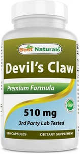 Best Naturals Artiglio del Diavolo 510 mg 180 capsule - Foto 1 di 7