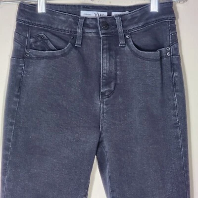 YMI Jeans Sz 9/29 Curvy Fit High Rise Skinny Black Stretch Denim - Image 1 of 4