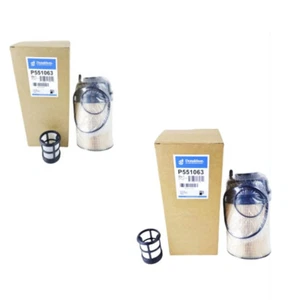 2PCS NEW Donaldson P551063 Fuel Filter Kit Fits for DETROIT DIESEL BENZ - Picture 1 of 6