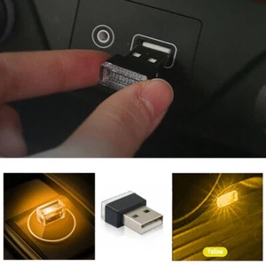 LED USB Car Interior Light Neon Atmosphere 1x Ambient Lamp Accessories Random - Picture 1 of 12