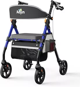 Rollator Walker for Seniors, Lightweight Foldable All Terrain Rolling Walker - Picture 1 of 7