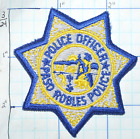 CALIFORNIA, PASO ROBLES POLICE OFFICER 2.75" SMALL HAT PATCH