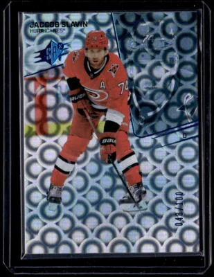 2022-23 Upper Deck SPx Jaccob Slavin Radiance /100 #87 - Image 1 of 2
