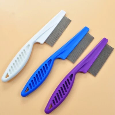 Metal Teeth Nit Comb Handle Ultra Fine Nit Lice Egg Comb Healthy Clean Hair - Image 1 of 4