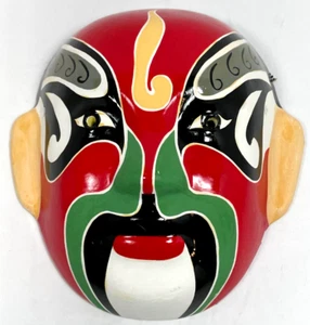 Chinesische Opernmaske in handgefertigtem Gips - Bild 1 von 8