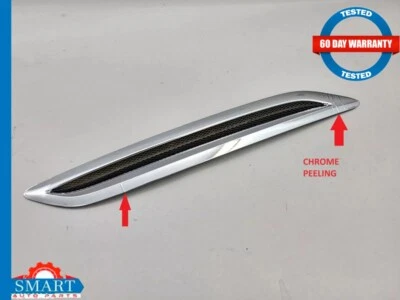 Controlador izquierdo cromado Saturn Sky Hood moldura ventilación moldura 07-09 OEM Foto 1 de 4