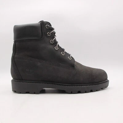 Bota de combate Timberland 6 pulgadas premium para mujer talla 7,5 M negra nobuck impermeable Foto 1 de 4